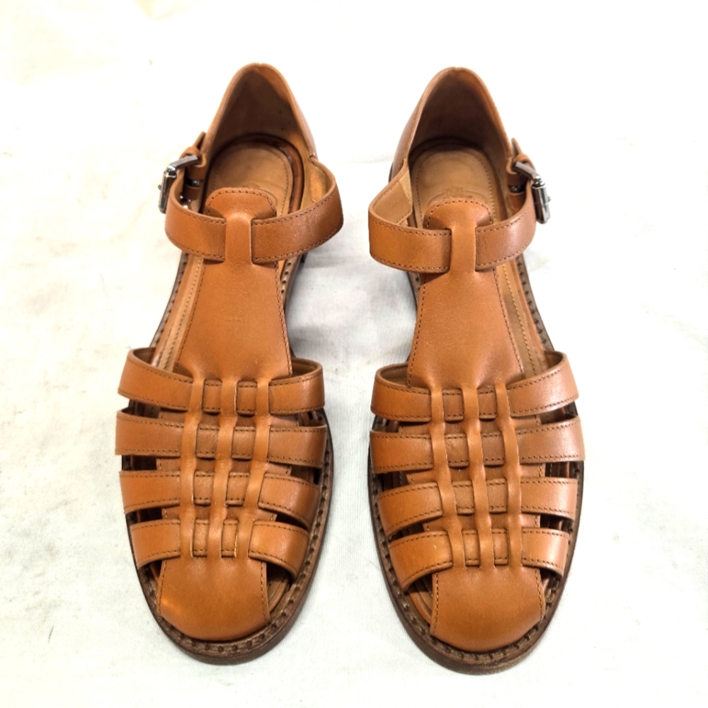 Church’s Women's Size 37 Brown Kelsey Leather Sandals GUC